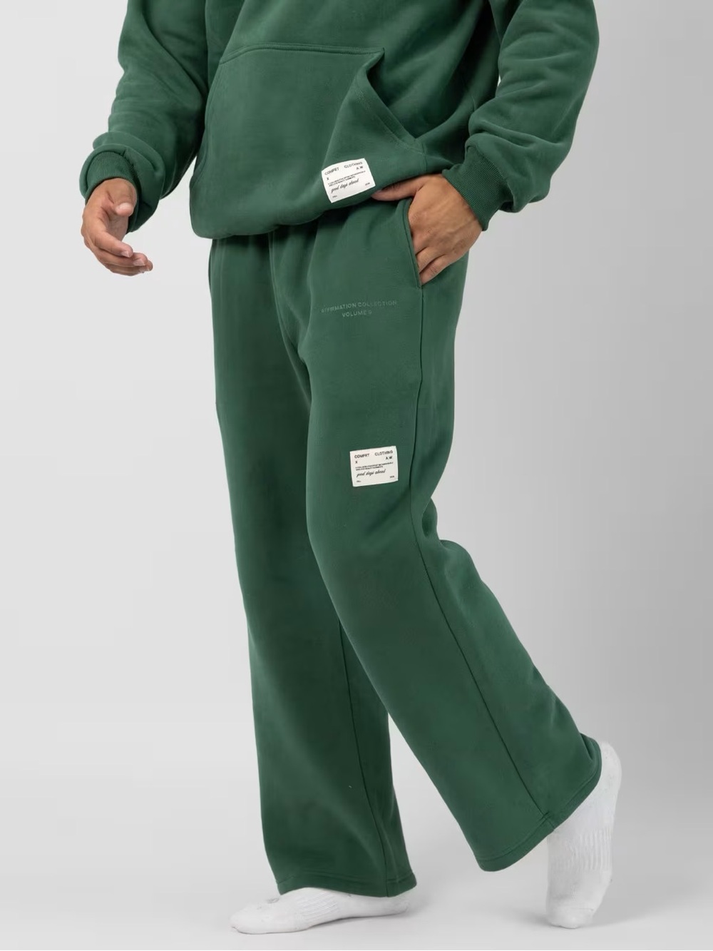 Comfrt Affirmation Straight Leg Sweatpants- NIB - Hunter - XL